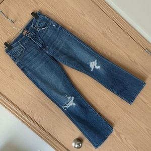 MOTHER denim The Outside Crop